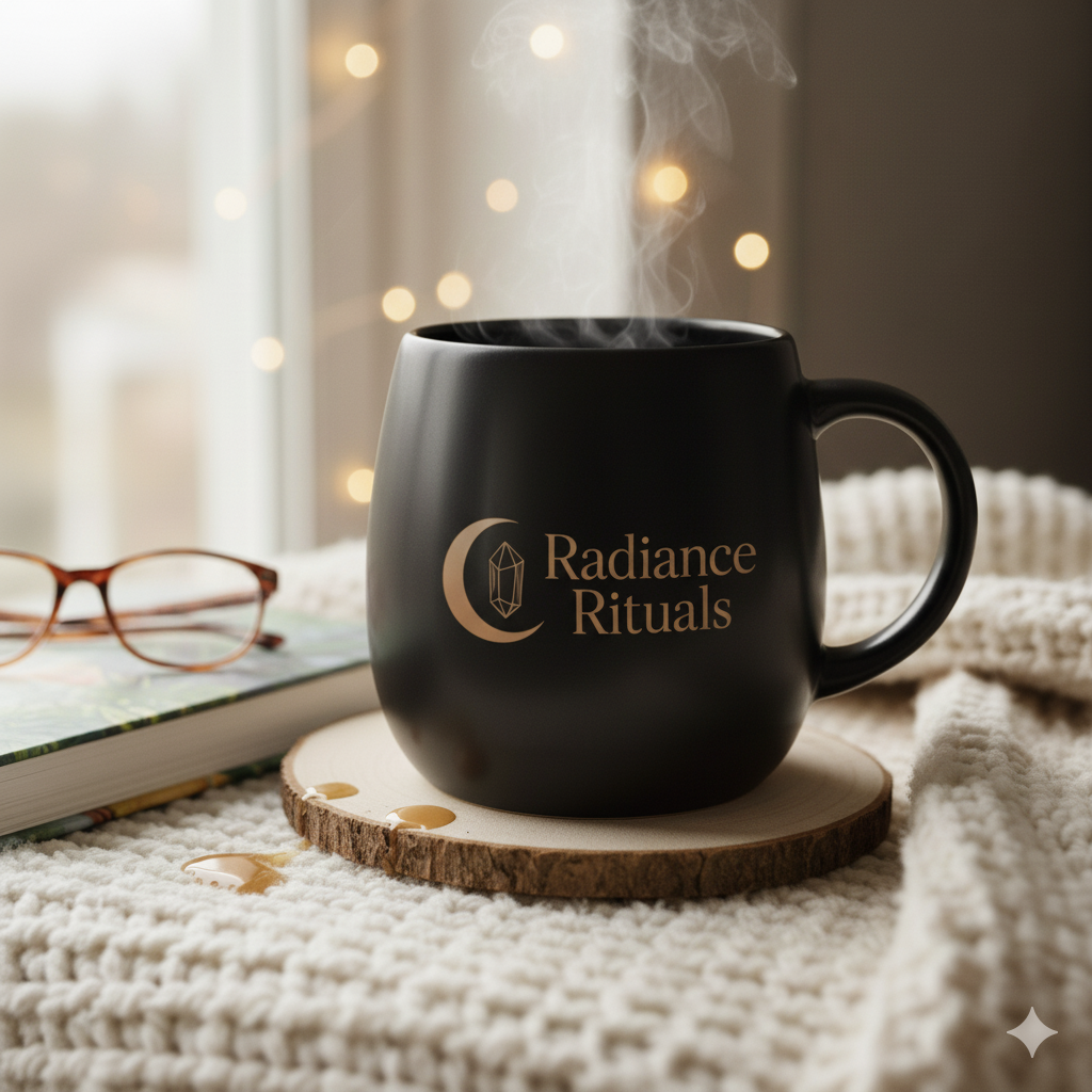 Jumbo Mug – Radiance Rituals Logo