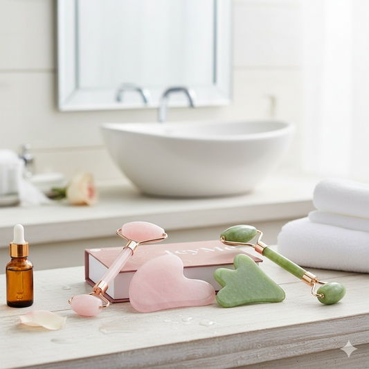 Gua Sha Sets (Rose Quartz and Jade)